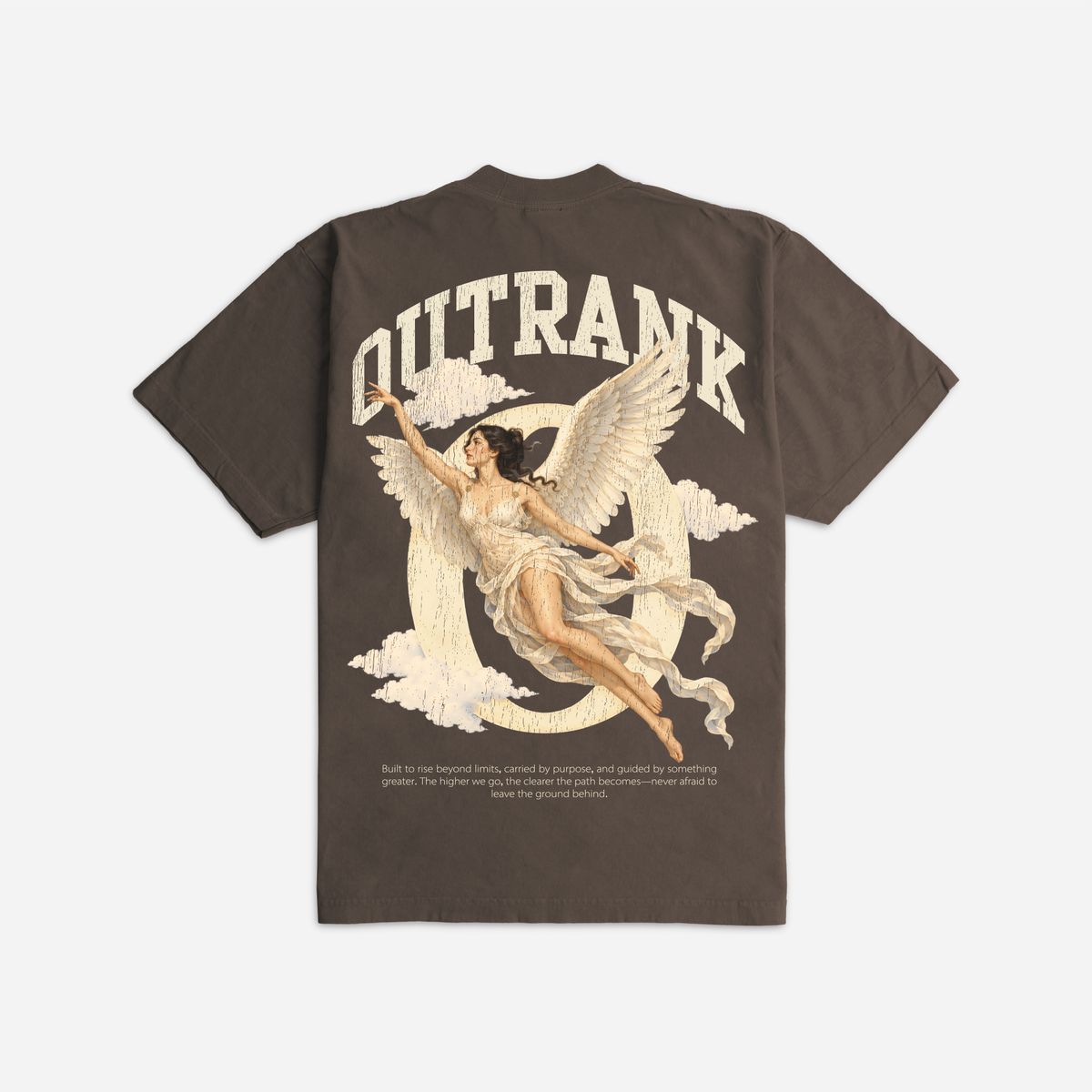 Outrank - Sky’s The Limit Mocha Brown Tee
