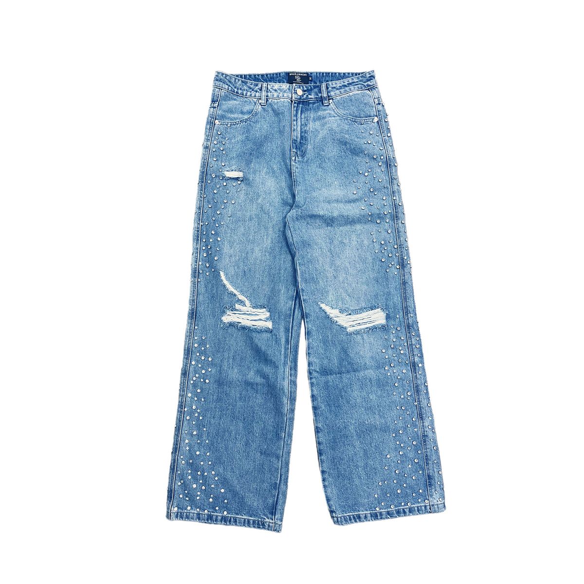 Mixed Emotions - Blue Stone Baggy Jean
