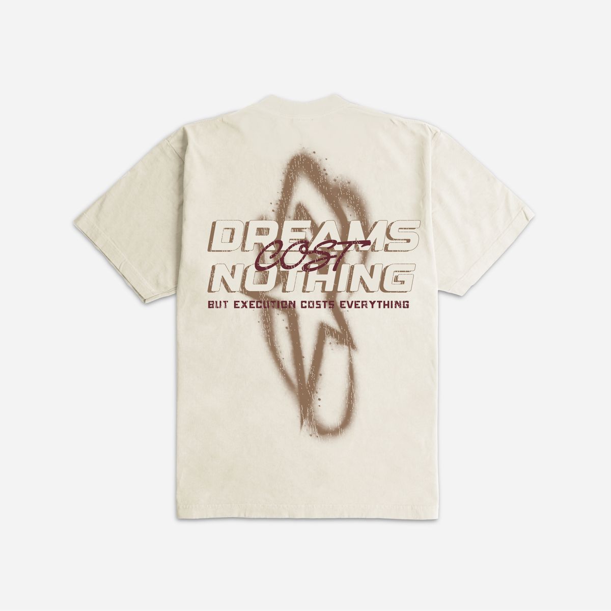 Outrank - Dreams Cost Nothing Cream Tee