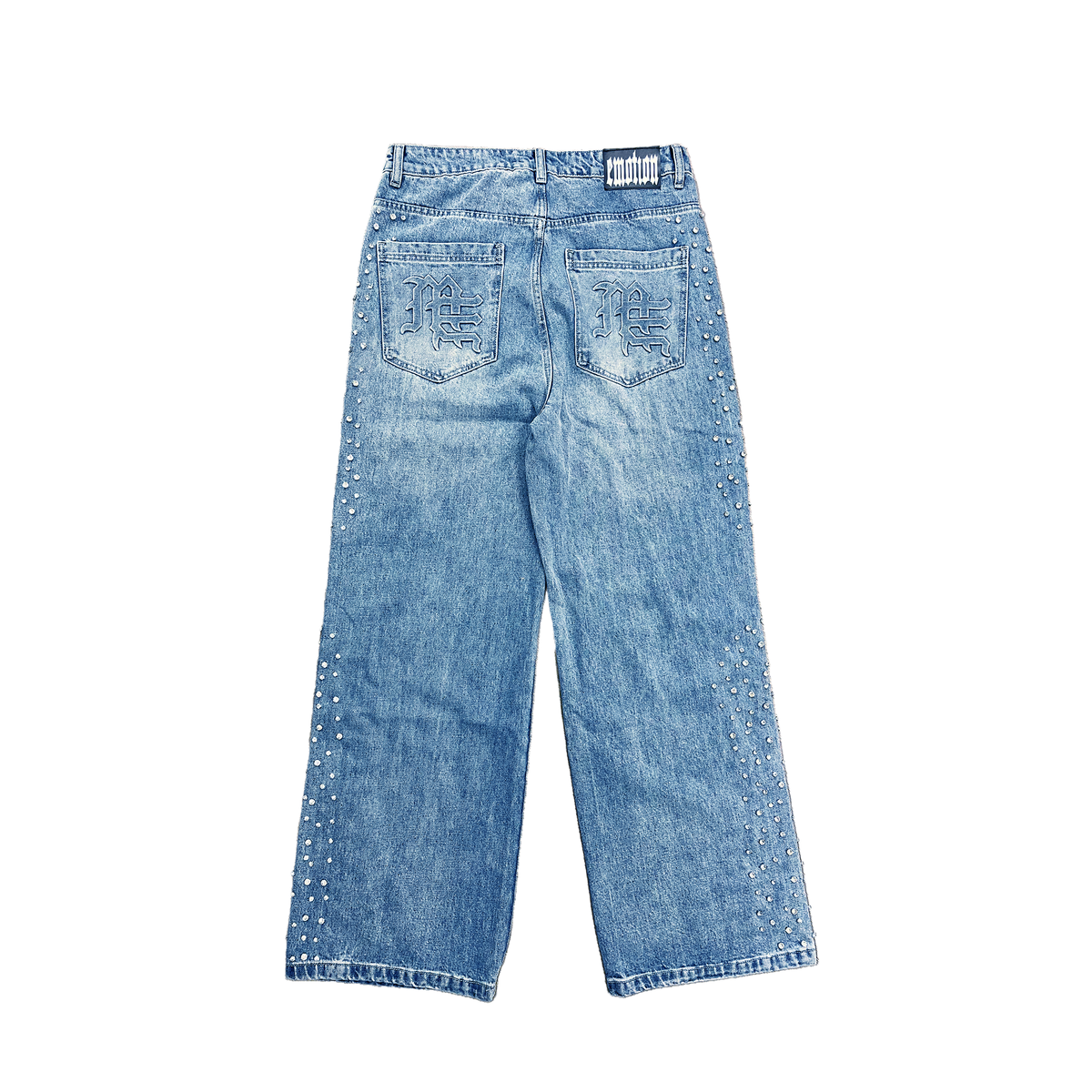 Mixed Emotions - Blue Stone Baggy Jean