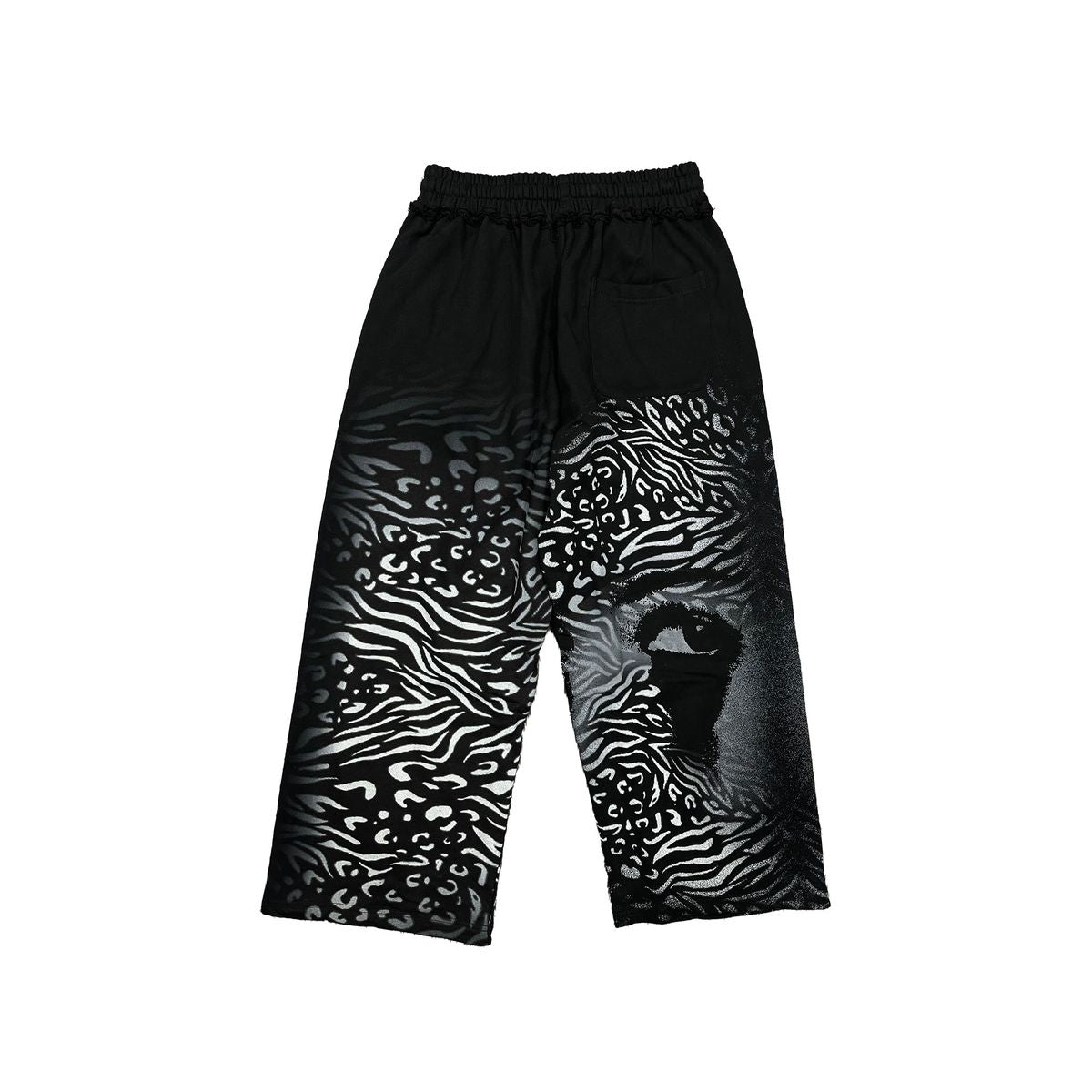 Mixed Emotions - Black Stripped Sweatpants