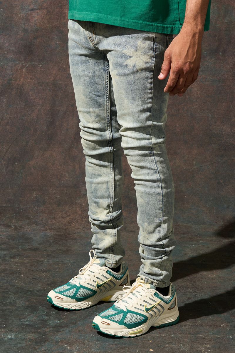 Serenede - Sakura Blue Grey Jeans