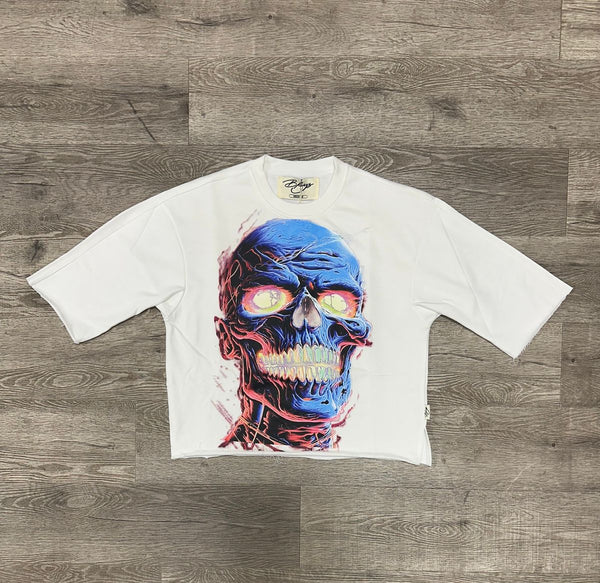 BKYS - Hustle Club Olive Crop Tee