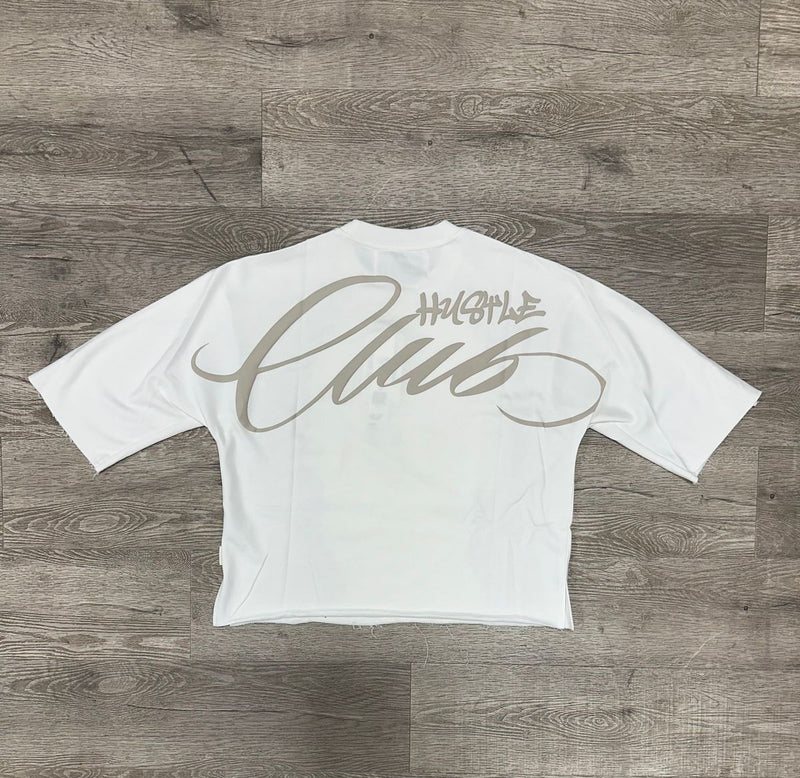 BKYS - Hustle Club Olive Crop Tee