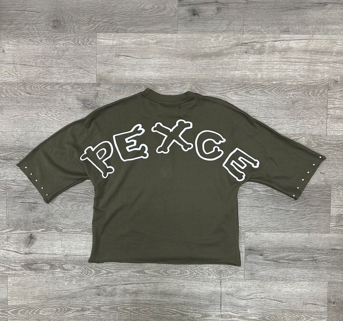 BKYS - Pexce Olive Crop Tee