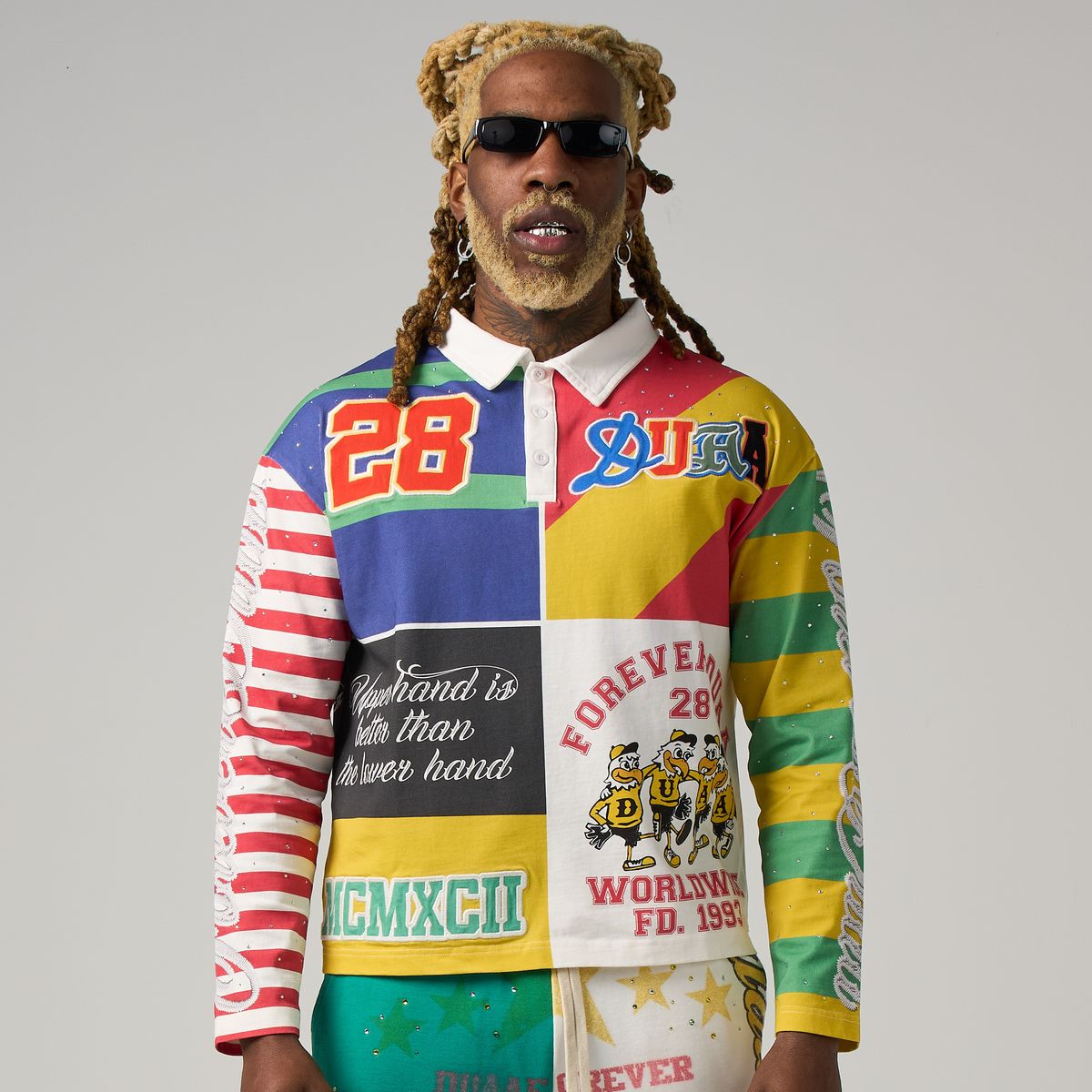 Duaa - Game Long Sleeve Polo Shirt