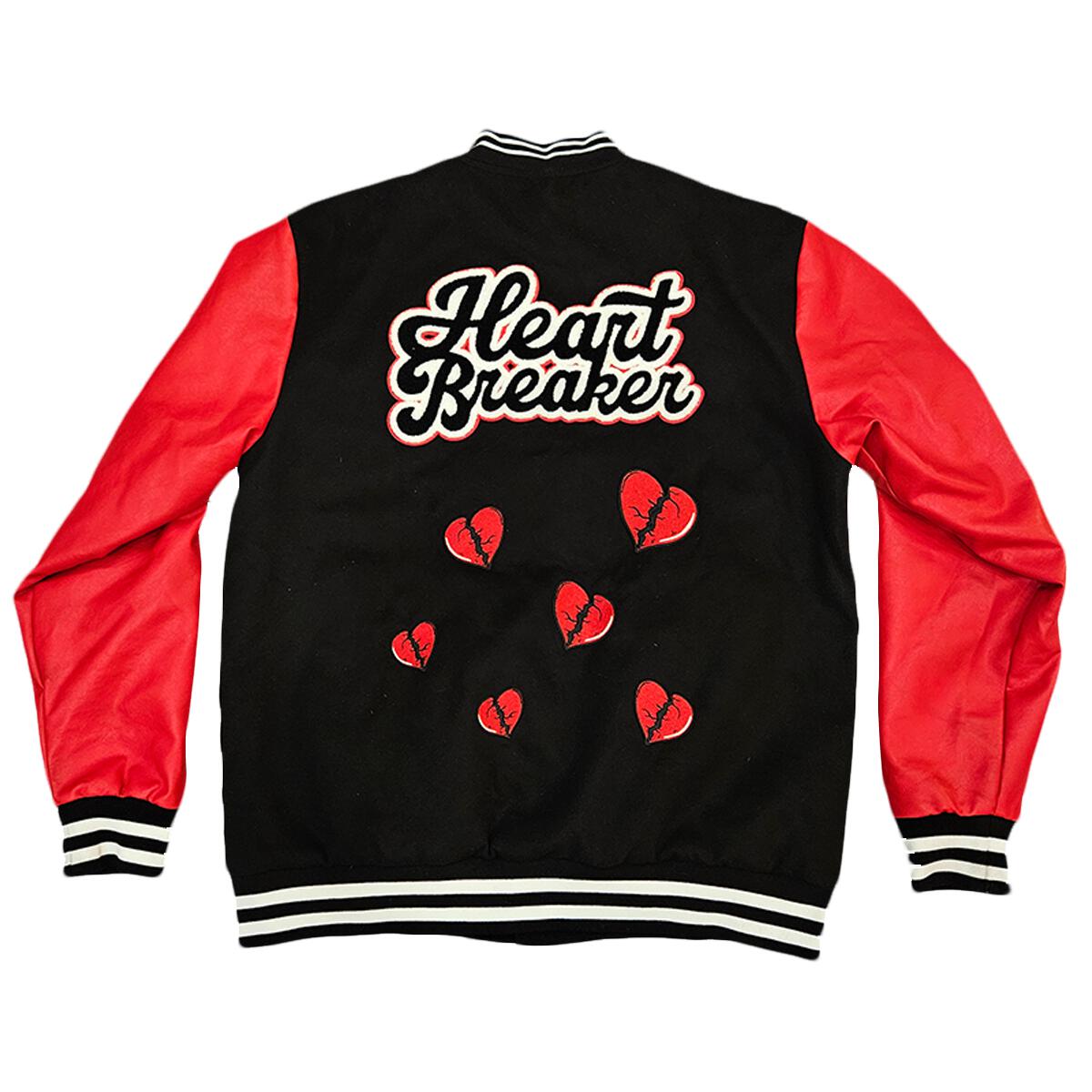 ★BORN CHAMPS★L&S HEART LOGO VARSITY JACKET ☆BORN CHAMPS☆L&S HEART LOGO VARSITY JACKET