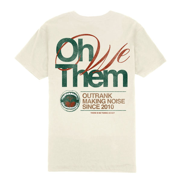 Outrank - Of We Them Vintage White Tee