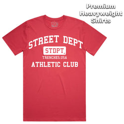 Street Dept Athletic Club Red Tee