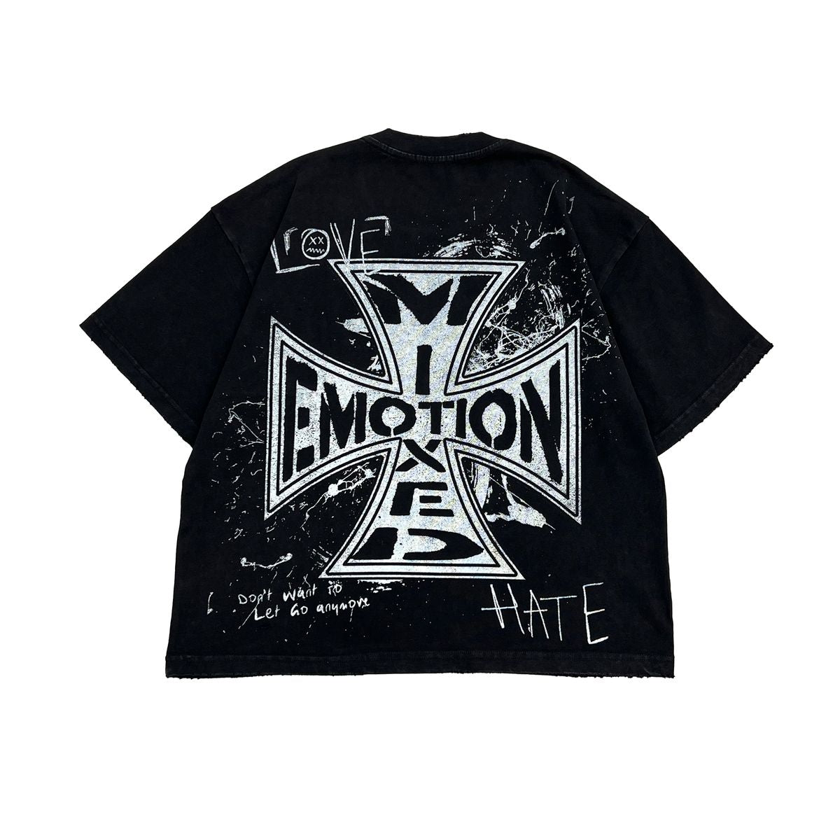 Mixed Emotions - Chaos Black Tee