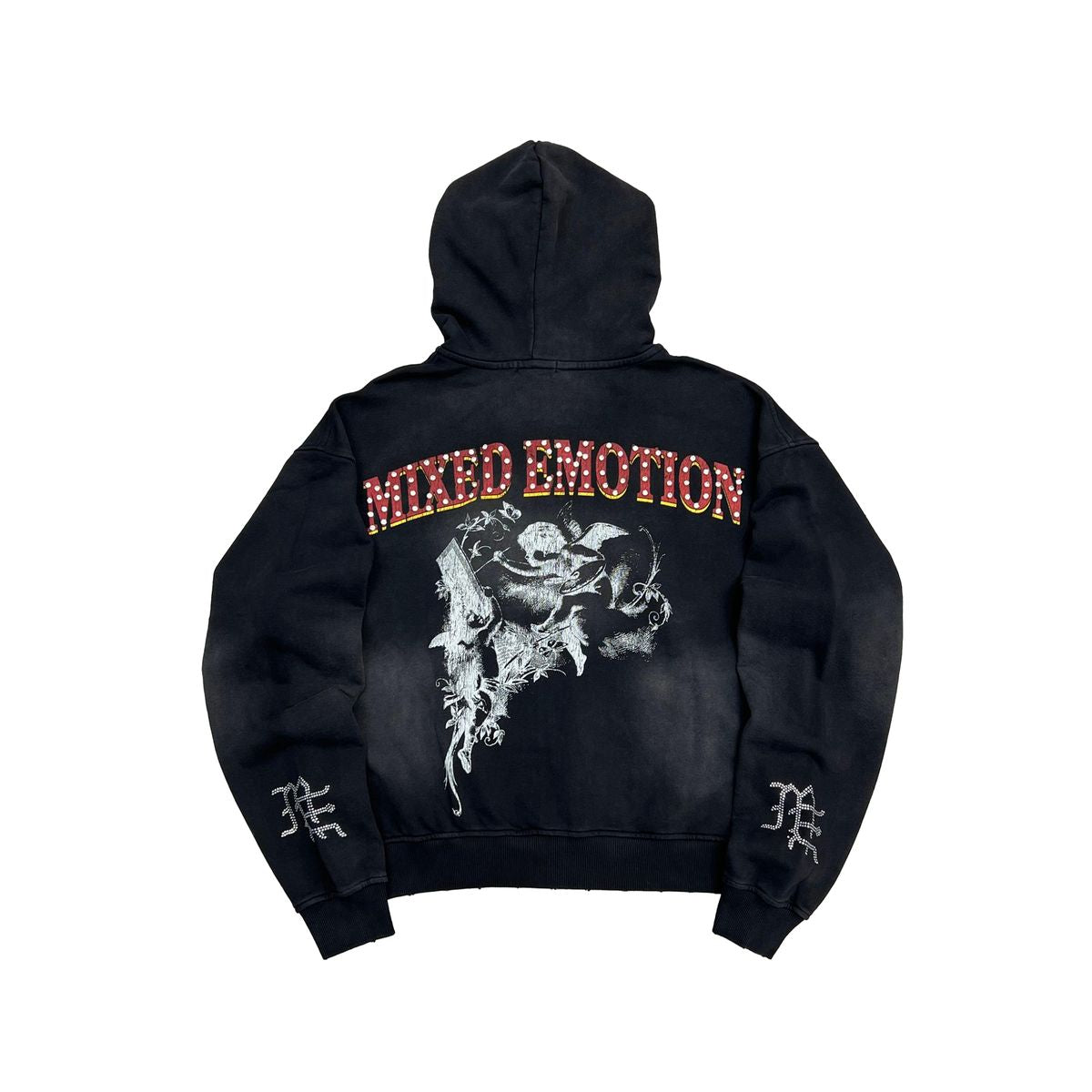 Mixed Emotions - Broken Wings Black Hoodie