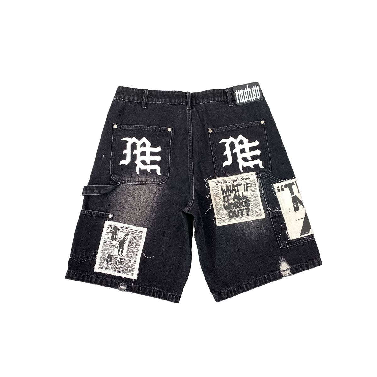 Mixed Emotions - AI Black Shorts