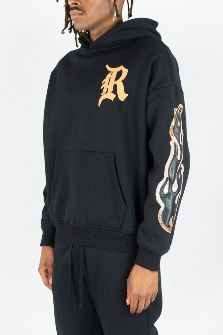 Rebel Minds - Hoody Fleece Black Hoodie