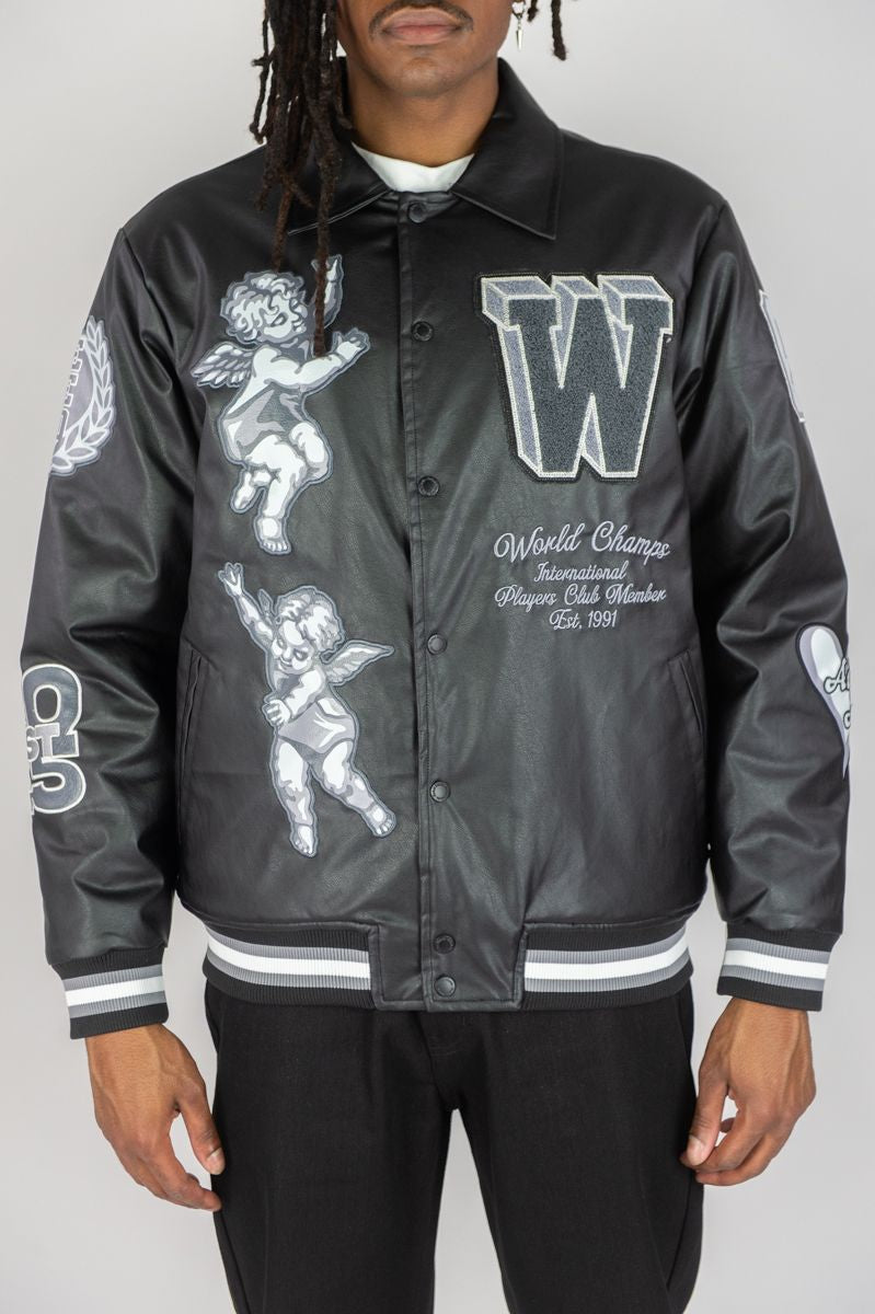 Rebel Minds - World Champs Black Varsity Jacket