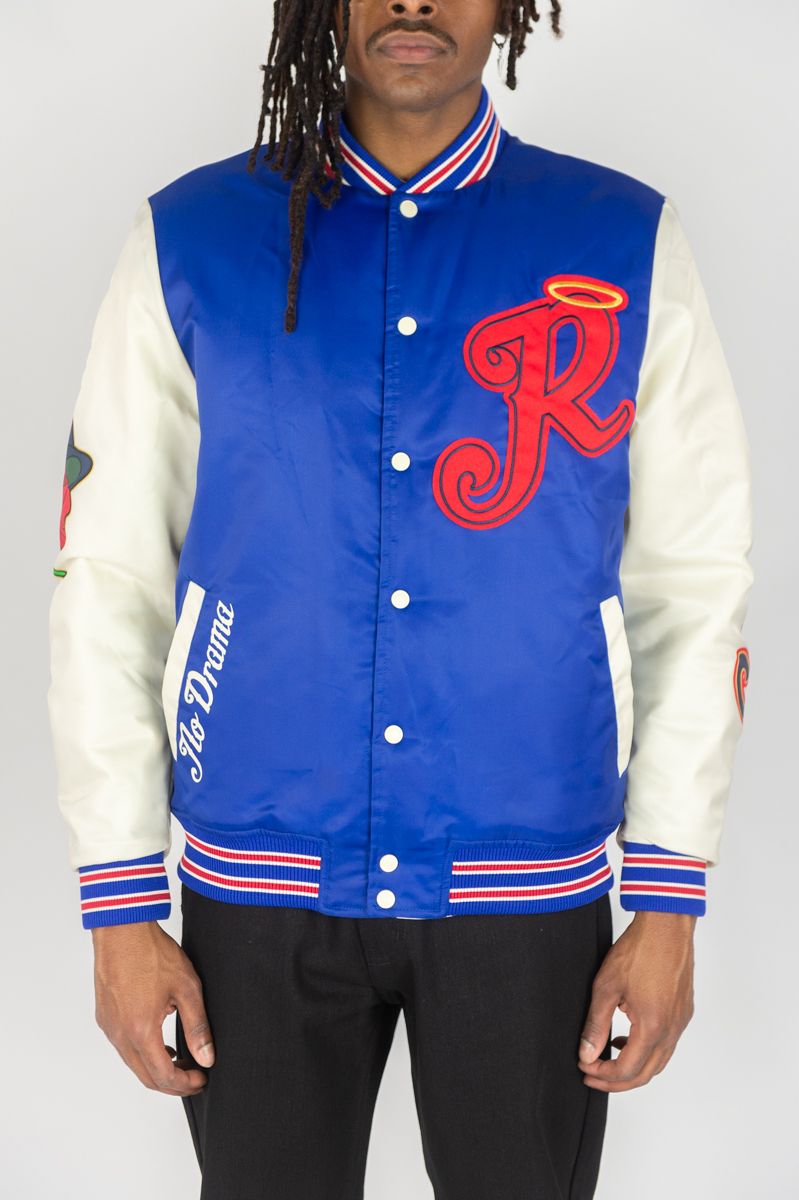 Rebel Minds - Catch Feeling Royal Blue Varsity Jacket