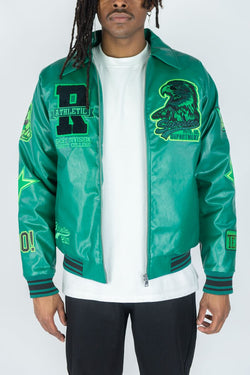 Rebel Minds - Eagles Green Varsity Jacket