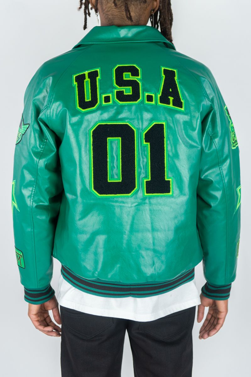 Rebel Minds - Eagles Green Varsity Jacket