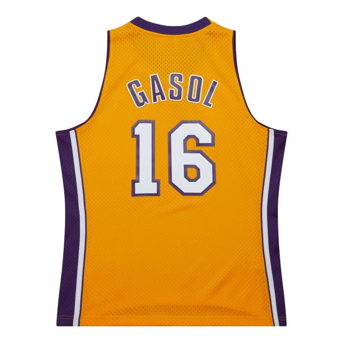 Mitchell & Ness - Gasol Yellow Laker Jersey