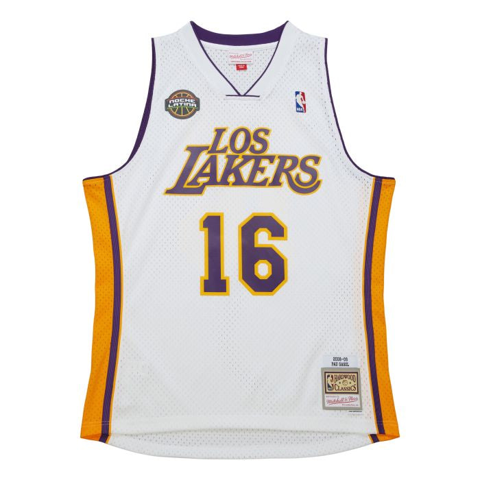 Mitchell & Ness - Gasol White Laker Jersey