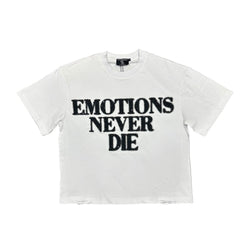 Mixed Emotions - Emotions Never Die White Tee