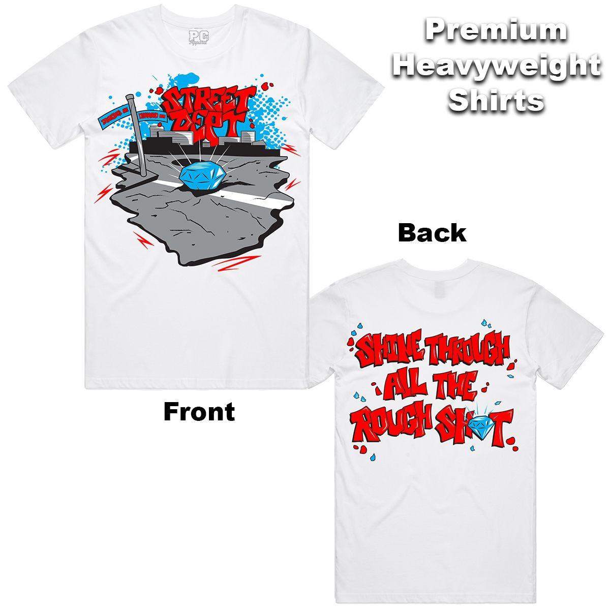 Street Dept - Diamond White Tee