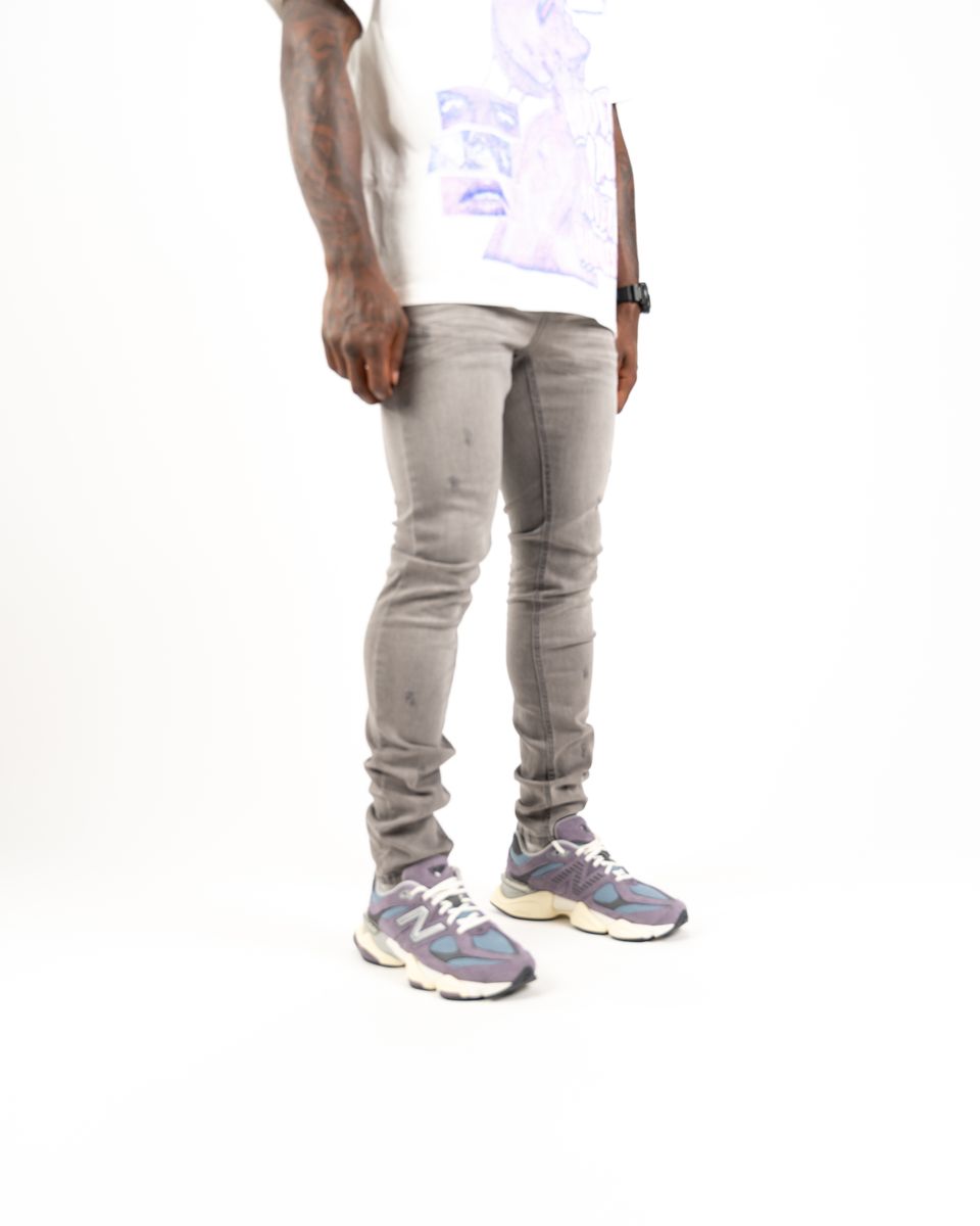 Relapse - Sin City Grey Skinny Jean