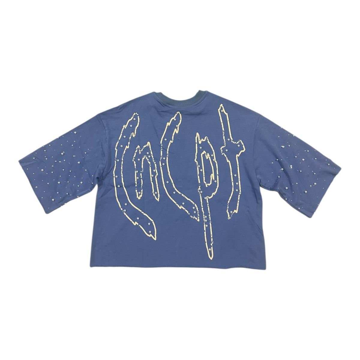 Concept - Pearls Blue Crop Tee