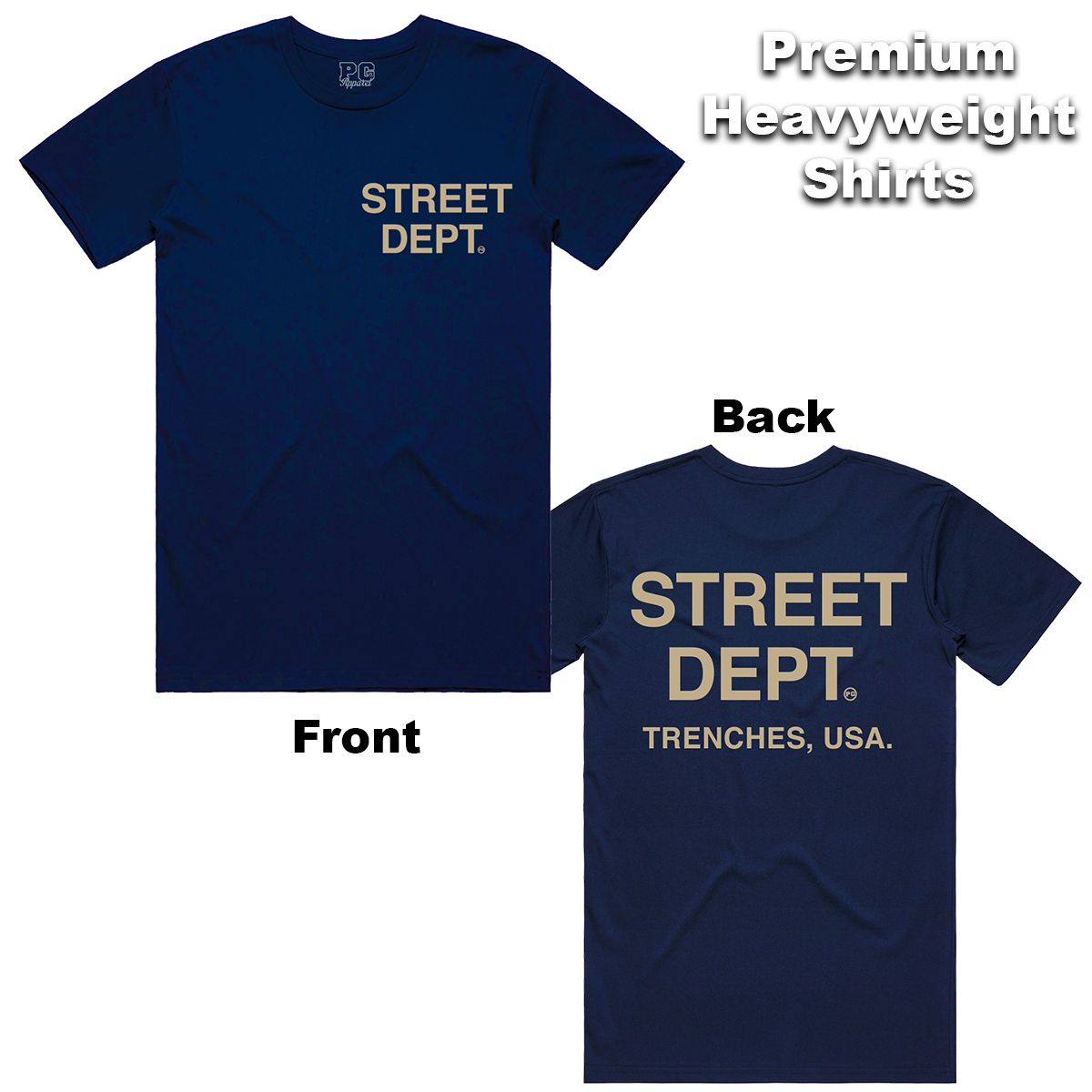Street Dept - Navy Khaki Tee