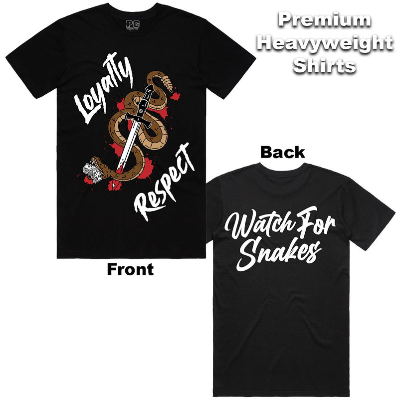 POG - Snake Loyalty Respect Black Tee