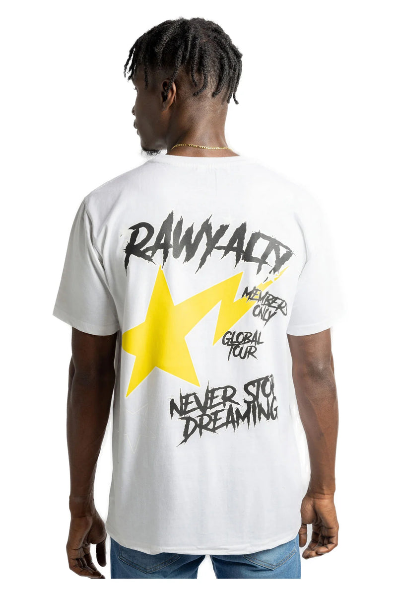 Rawalty - Members Only White Tee