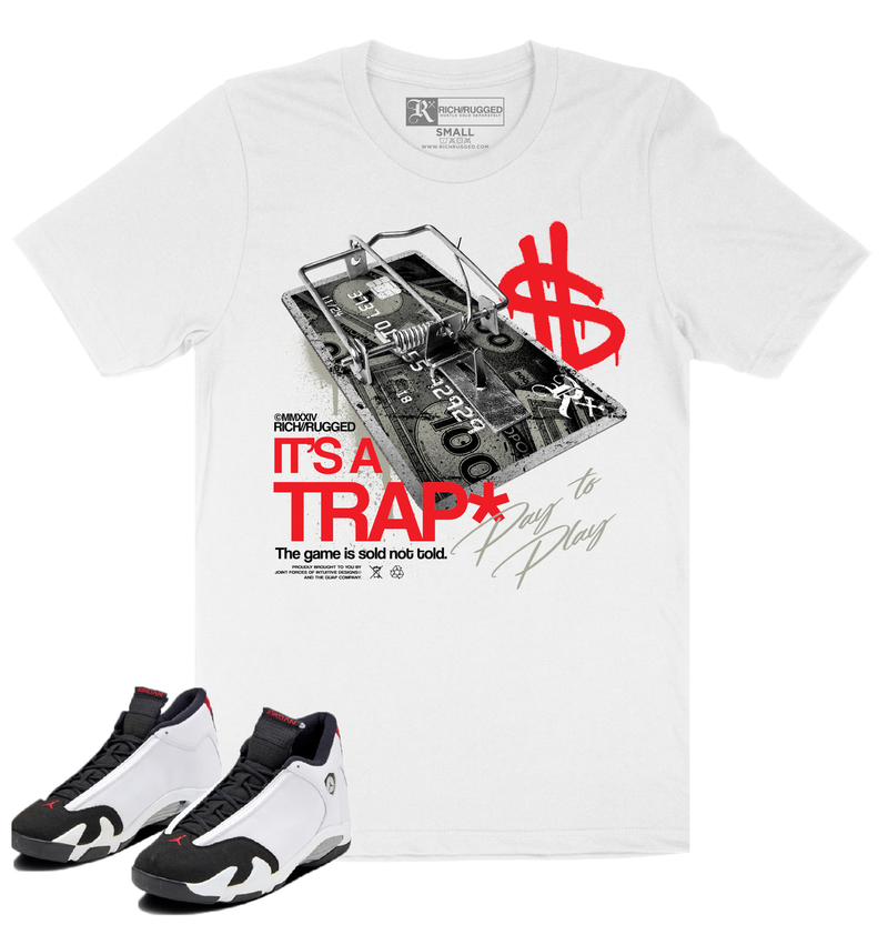 Rich - It’s A Trap White Red Shirt