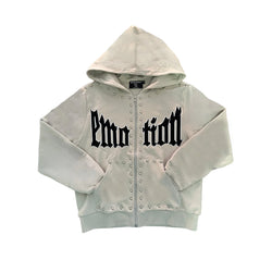 Mixed Emotions - Hoodie Grey Crown Hoody