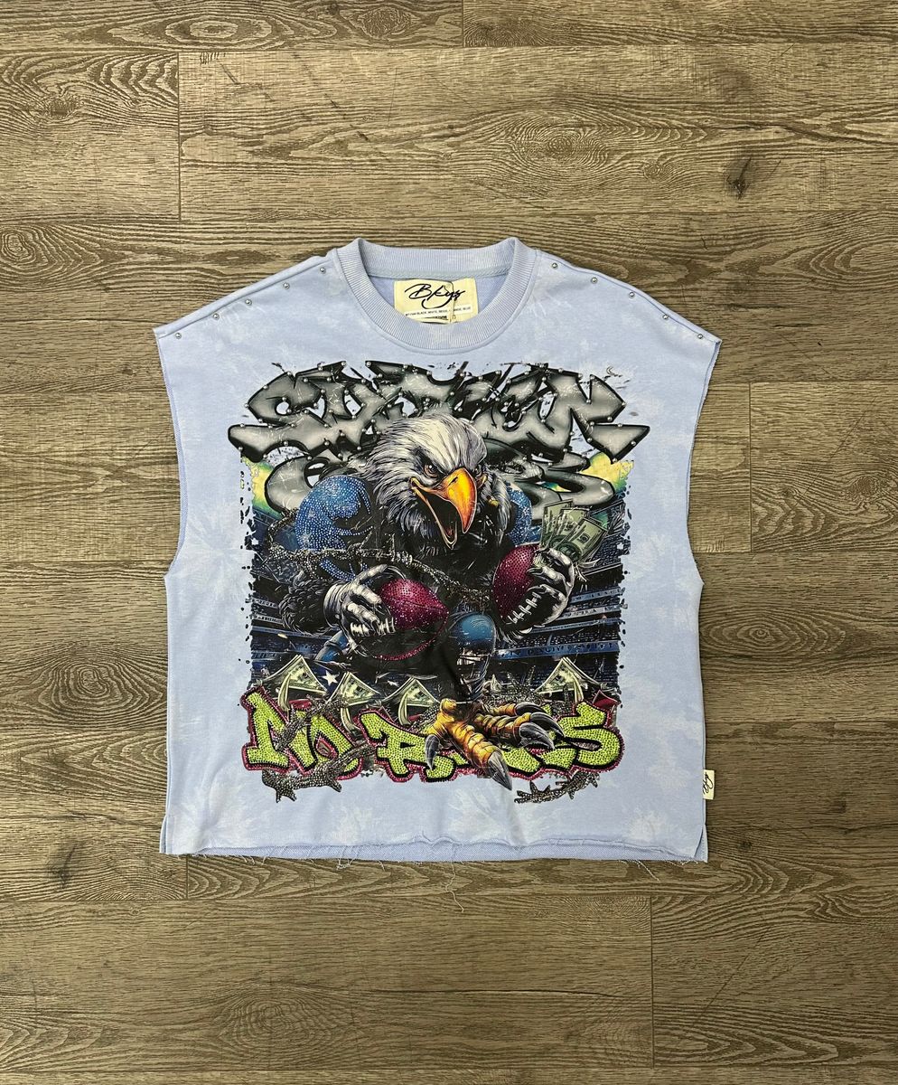 BKYS - Sinner No Rules Skyblue Sleeveless