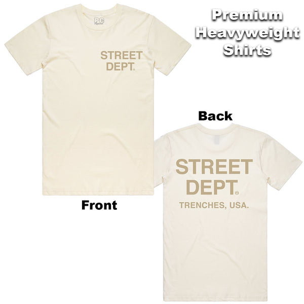 Street Dept - Cream Khaki Tee