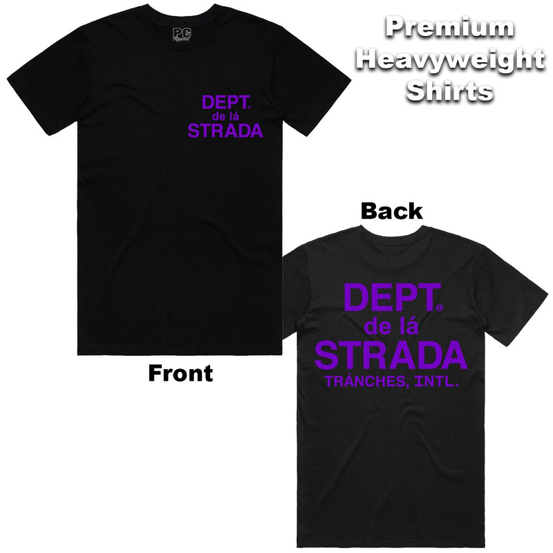 Street Dept - Black Purple Tee Strada