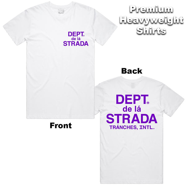 Street Dept - White Purple Tee Strada