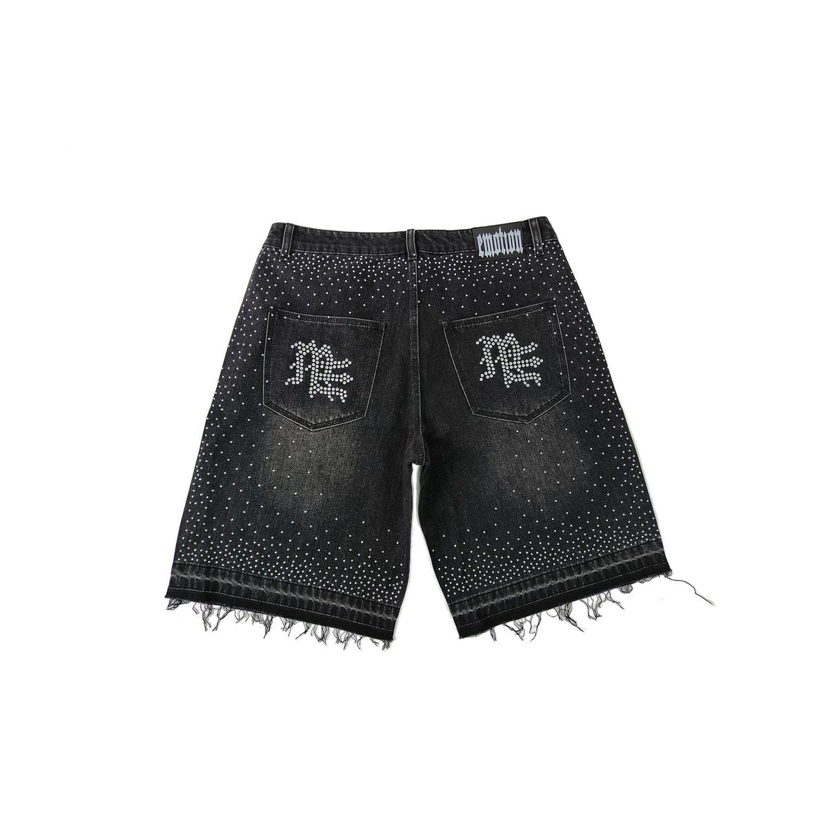 Mixed Emotions - Me Black Rhinestone Shorts