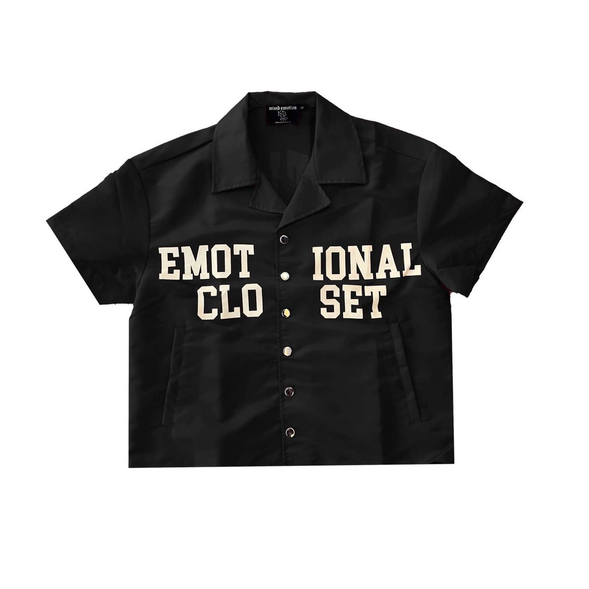 Mixed Emotions - Backyard Nylon Black Shirt