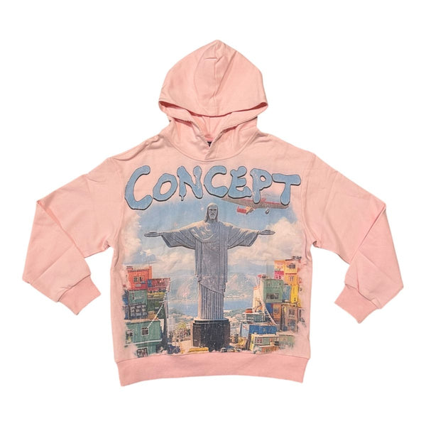 Concept - Statue Lost In Paradise Pink Hoodie