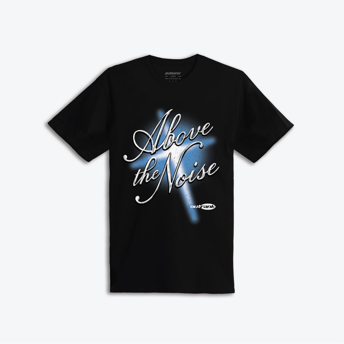 Jordan 5’s UNC Shirt Outrank - Above The Noise Black UNC Tee