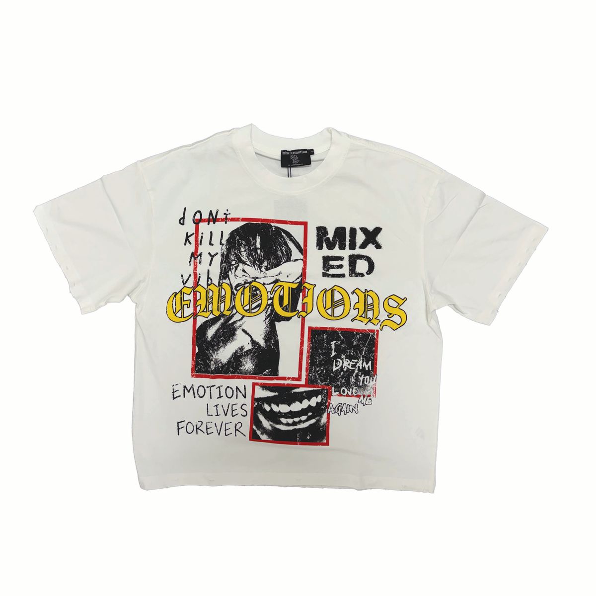 Mixed Emotions - Forever White Tee