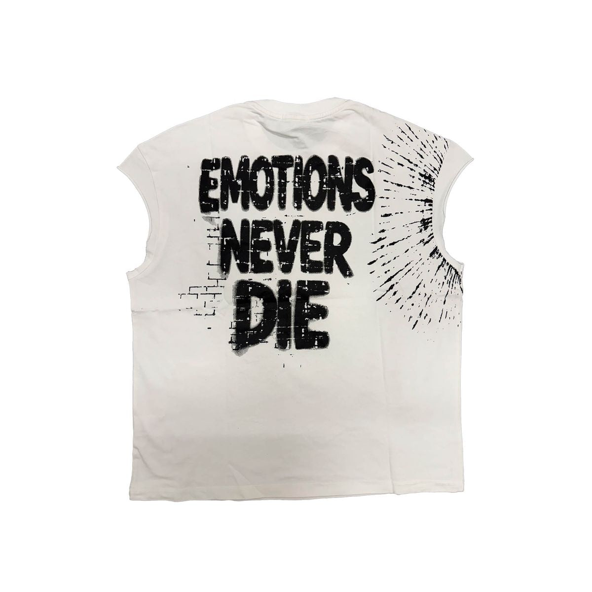 Mixed Emotions - Starboy White Sleeveless