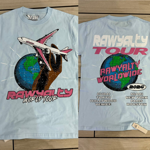 Rawalty - World Tour Sky Blue Tee