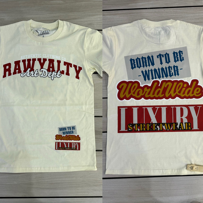 Rawalty - Born To Be A Winner Cream Tee