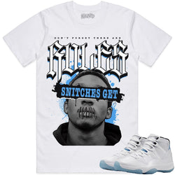 Jordan 11 Legend Blue Columbia 11s Sneakers Tee Snitches Get