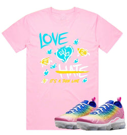 Planet of the grapes - Love & Hate Pink Tee