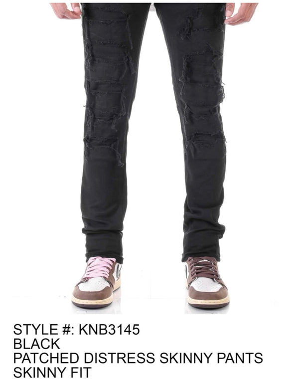 KDNK Pants Men Complex Jeans (Khaki)