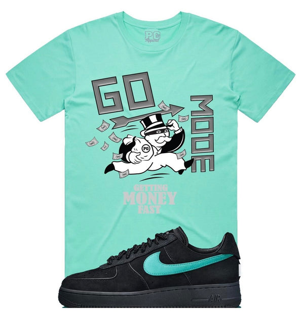 Planet Of Grapes - Go Mode Teal / Black Tee