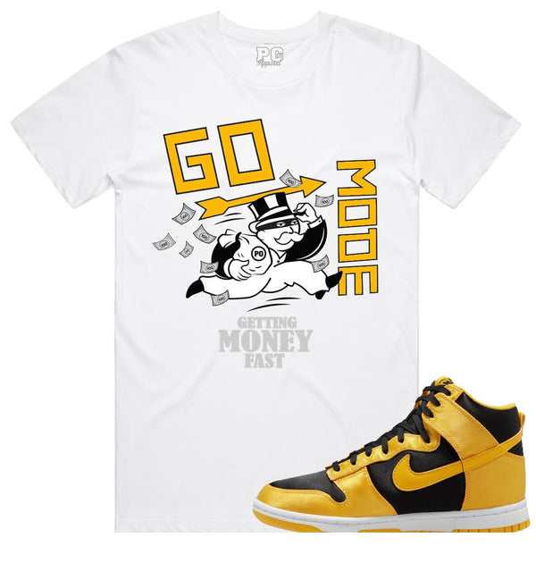 Planet Of Grapes - Go Mode White / Gold Tee