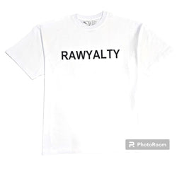 Rawalty - essentials Rawalty White / Black Tee